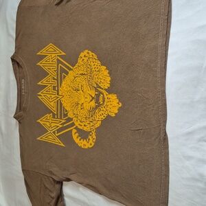 Brown Graphic T-Shirt